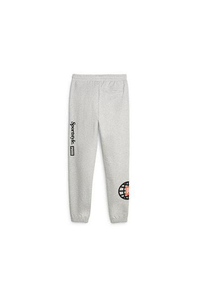 Puma Men Sportswear Fit Brand Logo Outdoor Sweatpants, Grey