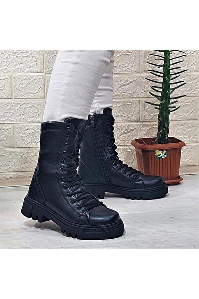 MP ONE M.P 1416 Siyah Cilt İçi Sıcak Astar 25cm Postal Bot