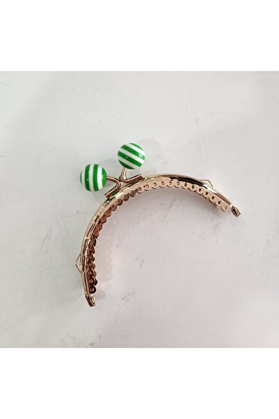 fundahobi Boncuklu Cüzdan Klipsi-gold 10 Cm