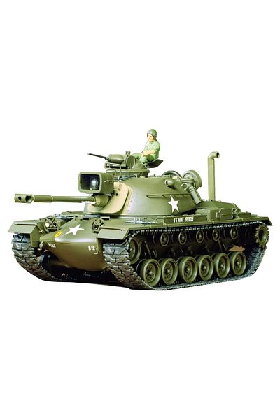 TAMIYA 1/35 Us. M48A3 Patton Plastic Tank Model Kit, Disassembled Hobby Set