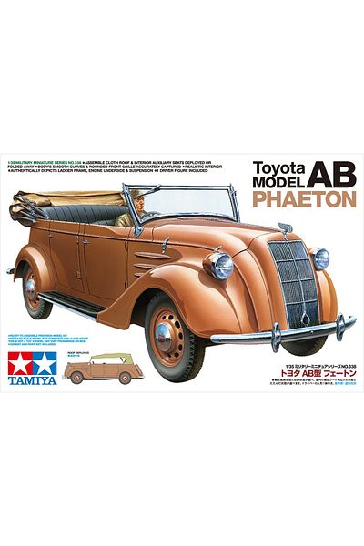 TAMIYA 1/35 Toyota Model AB Phaeton Plastic Model Kit, Disassembled Hobby Set