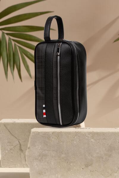 Linatigers Мъжка портфолио чанта Пътна козметична чанта