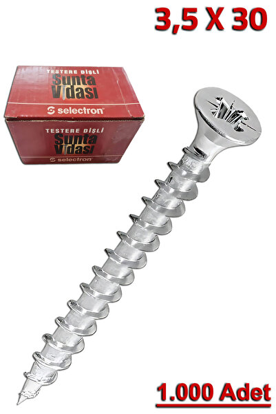 Ahtapot Selectron Sunta Vidası 3.5X30 (1.000 Adet)