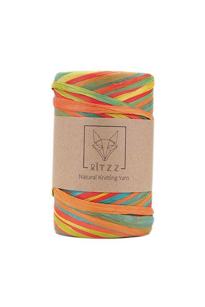Ritzz Ebruli Soft Raffia Rope Ritzz R016 Κίτρινο Πορτοκαλί (150G)