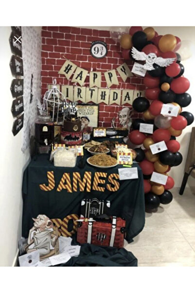 Yogi parti 50 τμχ Κόκκινη Μαύρη Διαφανής Χρυσή Αλυσίδα Μπαλόνι Αλυσίδα Μπαλόν...