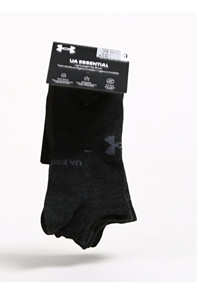 Under Armour Siyah Unisex Çorap 1361459-002 UA Essential No Show 3p