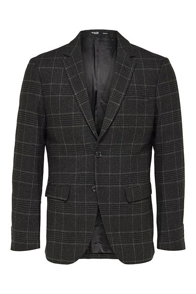 Selected Homme Einreihiger Blazer Wollgemisch
