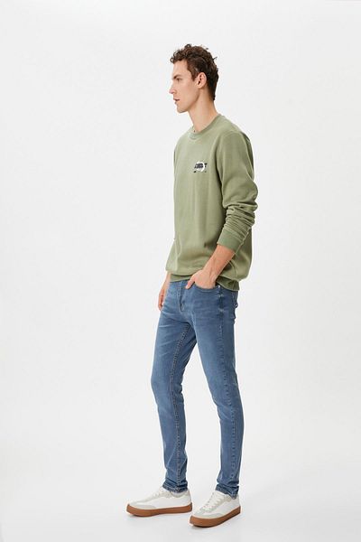 Koton Men's Indigo Stone Jeans