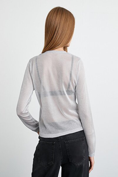 Koton Γυναικείο Ασημένιο Πουλόβερ