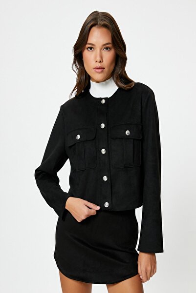 Koton Jachetă neagră pentru femei