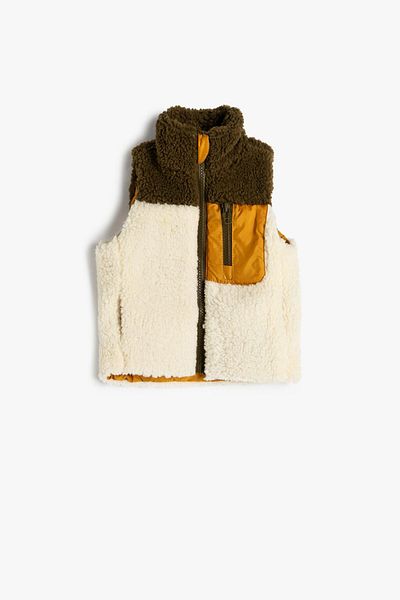 Koton Baby Boy Ecru Vest