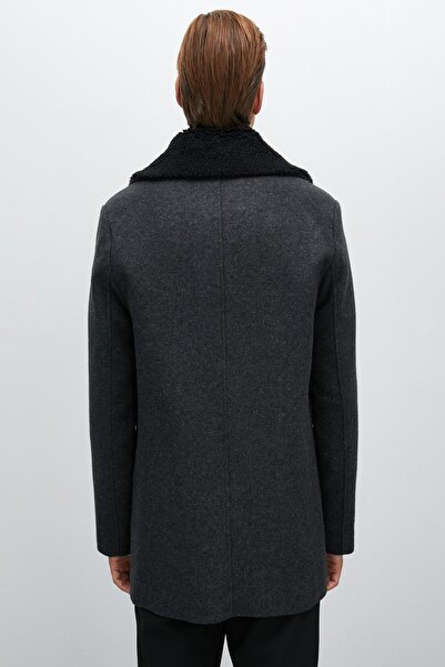 Koton Мъжко сиво палто
