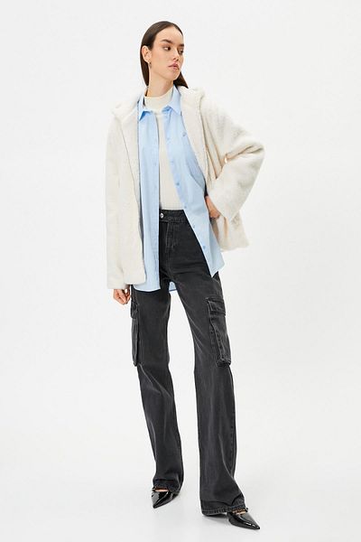 Koton Women's Ecru Jacket