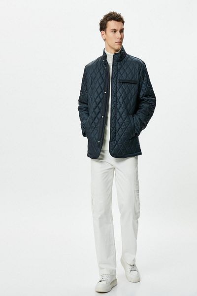 Koton Ανδρικό μπουφάν Navy Blue