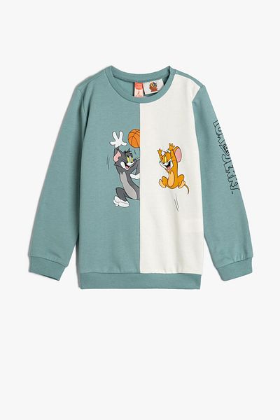 Koton Baby Boy Blue Sweatshirt