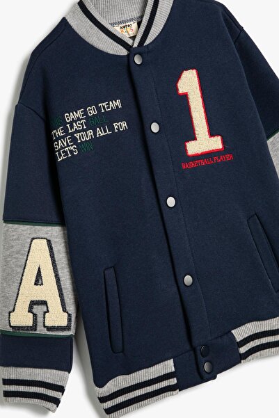 Koton Marineblaue Jungenjacke