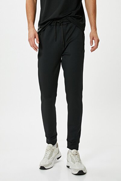 Koton Μαύρο ανδρικό αθλητικό παντελόνι