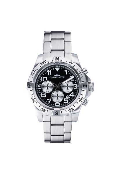 Fynch-Hatton Uhren Herrenuhr Silver