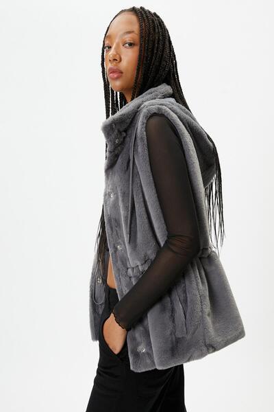 Koton Women's Smoked Vest