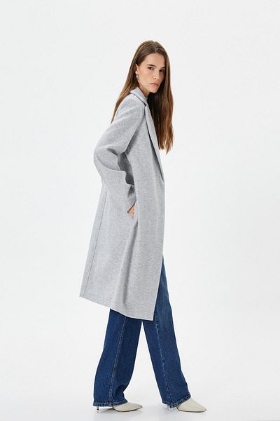 Mango shop grey coat