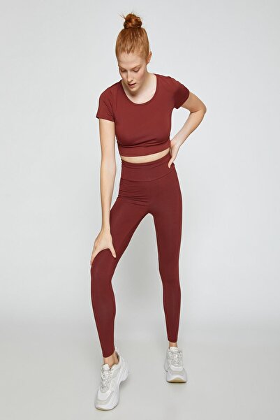 Koton Women's / Girls Brown Tights 3WAK40279NK