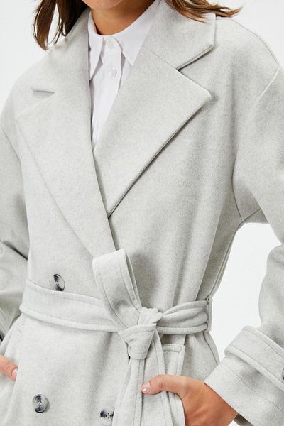 Koton Women's Ecru Coat