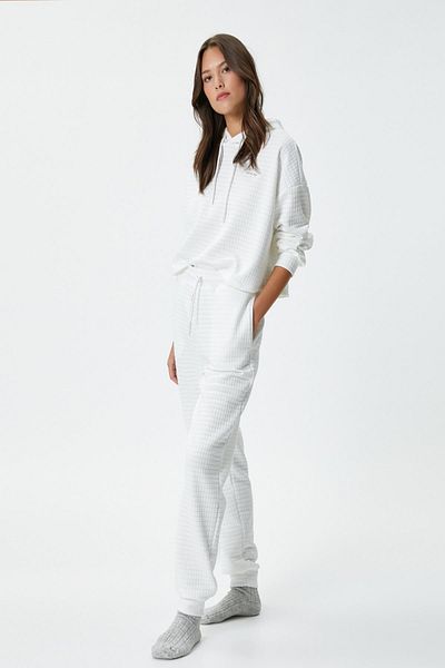 Koton Weiße Pyjamahose für Damen