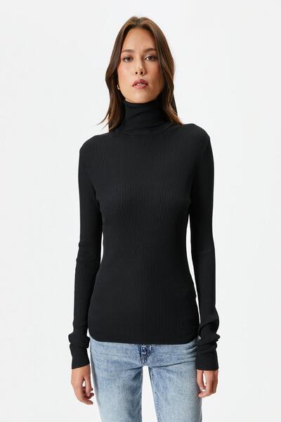 Koton Schwarzer Damenpullover