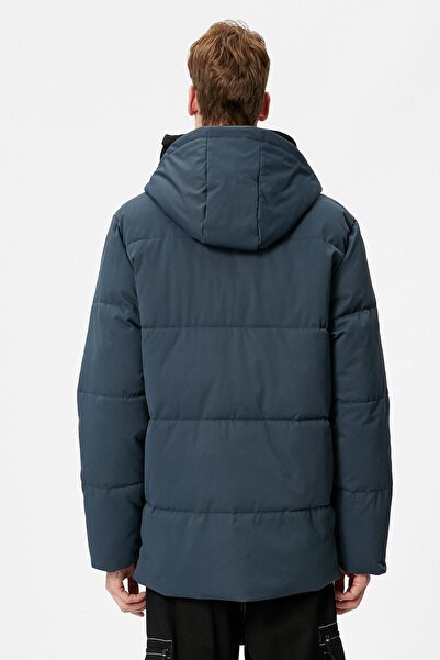 Koton Men's Clothing Jacket Navy Blue