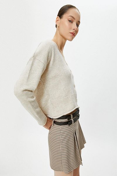 Koton Women's Beige Cardigan