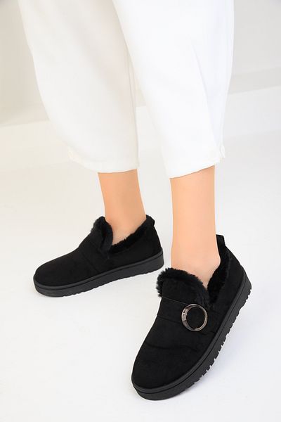 SOHO Black Suede Women's Boots & Booties 18623