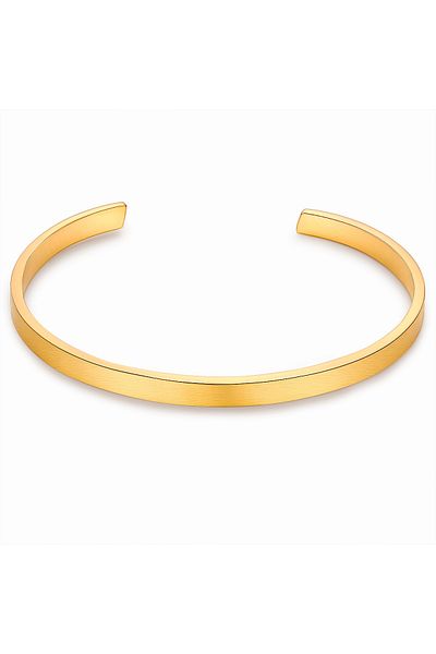 True Rebels Edelstahlarmband Armreif Edelstahl gelbgold