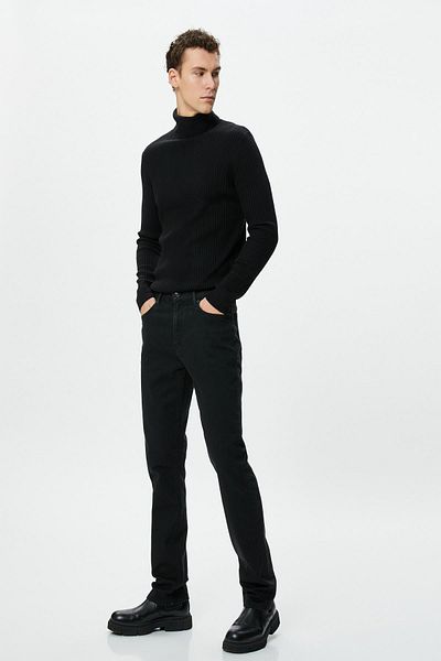 Koton Men's Black Jeans