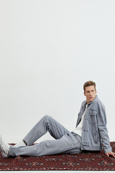 Koton Men's Gray Jeans