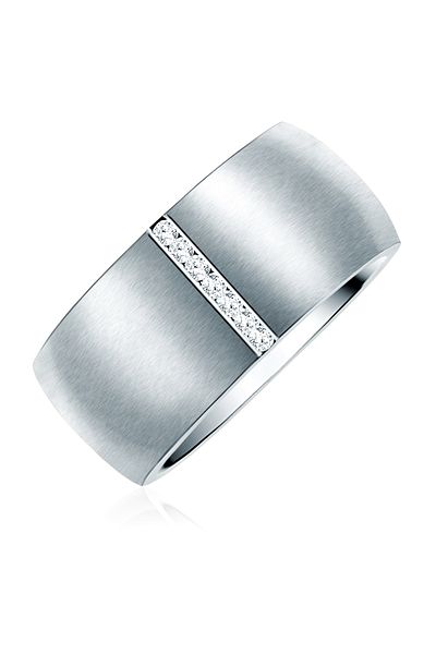 Rafaela Donata Ring mit Kristallen von Swarovski® Ring Edelstahl verziert mit Kristallen von Swarovski® weiß