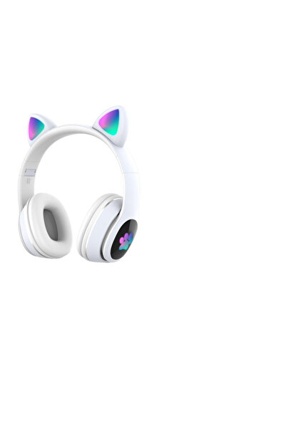 ninnilicom Kablosuz Bluetooth 5.0 Led Işıklı Kedili Şık Kulaklık