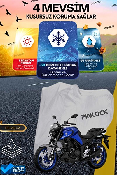 pinlock YAMAHA MT 25 Uyumlu Su Geçirmez Dayanıklı Motosiklet Brandası (TOKALI)