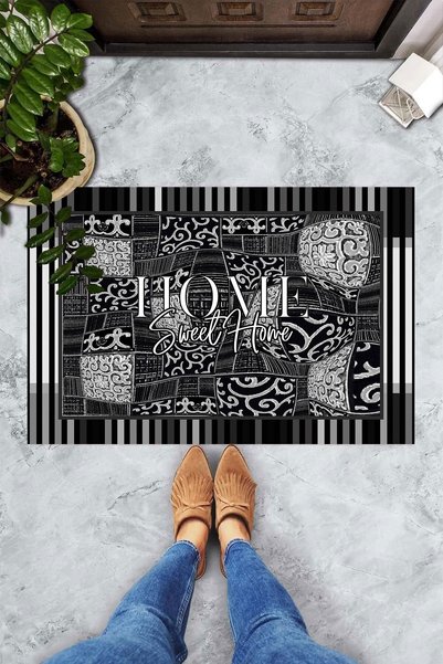on the clouds Covoraș decorativ pentru ușă, imprimat digital Home Sweet Home