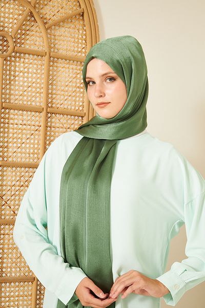 Şehr-i Şal İstanbul SakaFashion Idol Jan Jan Shawl - Green