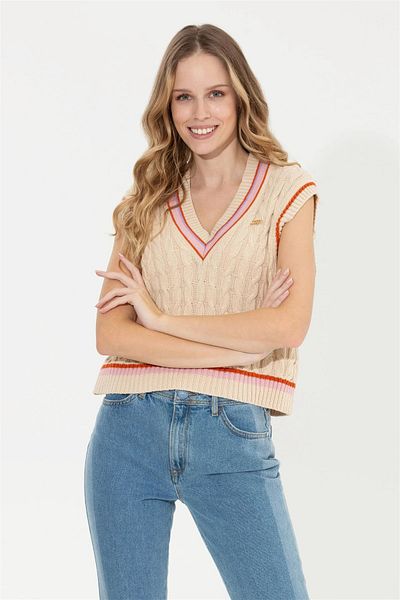U.S. Polo Assn. Women's White Sweater