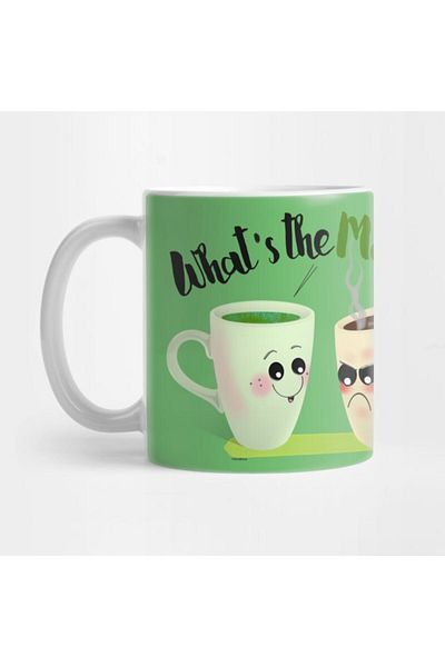 Pixxa What's The Matcha?- Tea Love Mug Cup