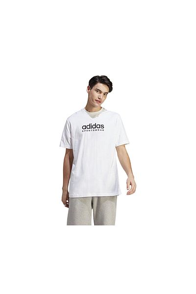 adidas M All Szn G T Ανδρικό ημερήσιο μπλουζάκι IC9821 Λευκό