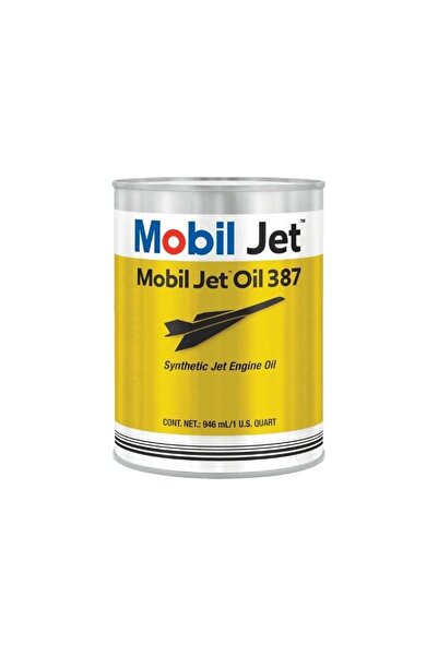 Mobil JET OIL 387 1QT Uçak Tipi Gaz Türbini Yağlayıcı - 946 ml.