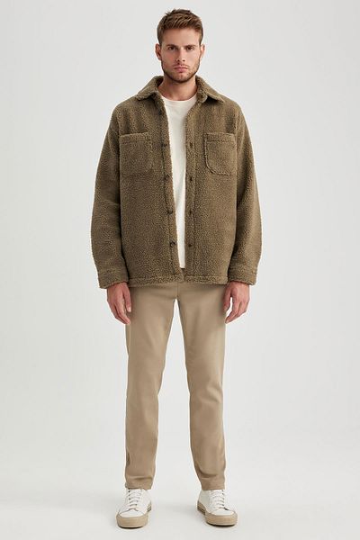 DeFacto Relaxed Fit Polo Shirt Jacket - A5411ax23wn