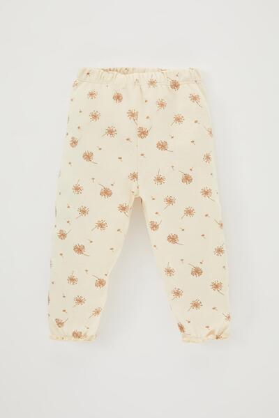 DeFacto Geblümtes, langärmliges Pyjama-Set aus gekämmter Baumwolle für Babys
