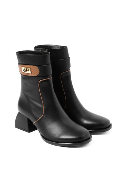 John May Women's Boots Tu-5534 101-1104 John May Black