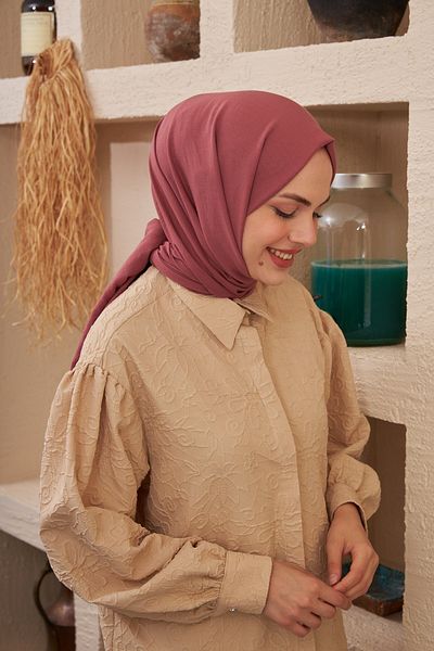 İpekhan Σάλι Rise Cotton Karmen Ροζ 9500-04