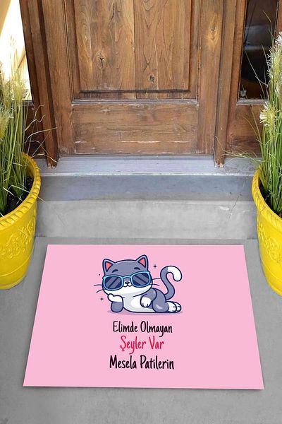 Pelangi Digital Printed Things I Have Not In Hand Mesela My Paws Decorative Door Mat