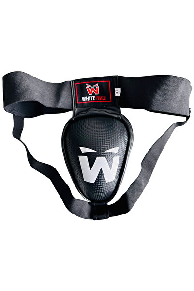 whiteface Muay Thai-Kickboks Çelik Kasık Koruyucu Kogi (siyah)