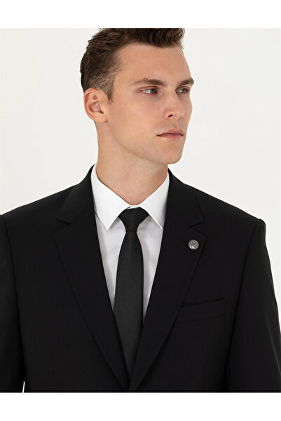 Pierre Cardin Suit Kumaş Siyah Slim Fit Takım Elbise